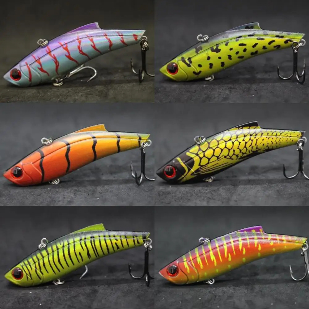 wLure Lipless Fishing Lure VIB 9cm 25g Long Distance Casting Lipless Sinking to Bottom Saltwater Tight Wiggle L676
