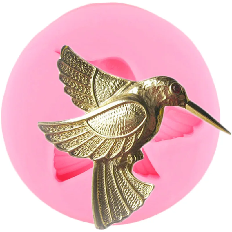 

Hummingbird Silicone Molds Birds Cupcake Fondant Cake Decorating Tools Soap Resin Candy Polymer Clay Chocolate Gumpaste Moulds