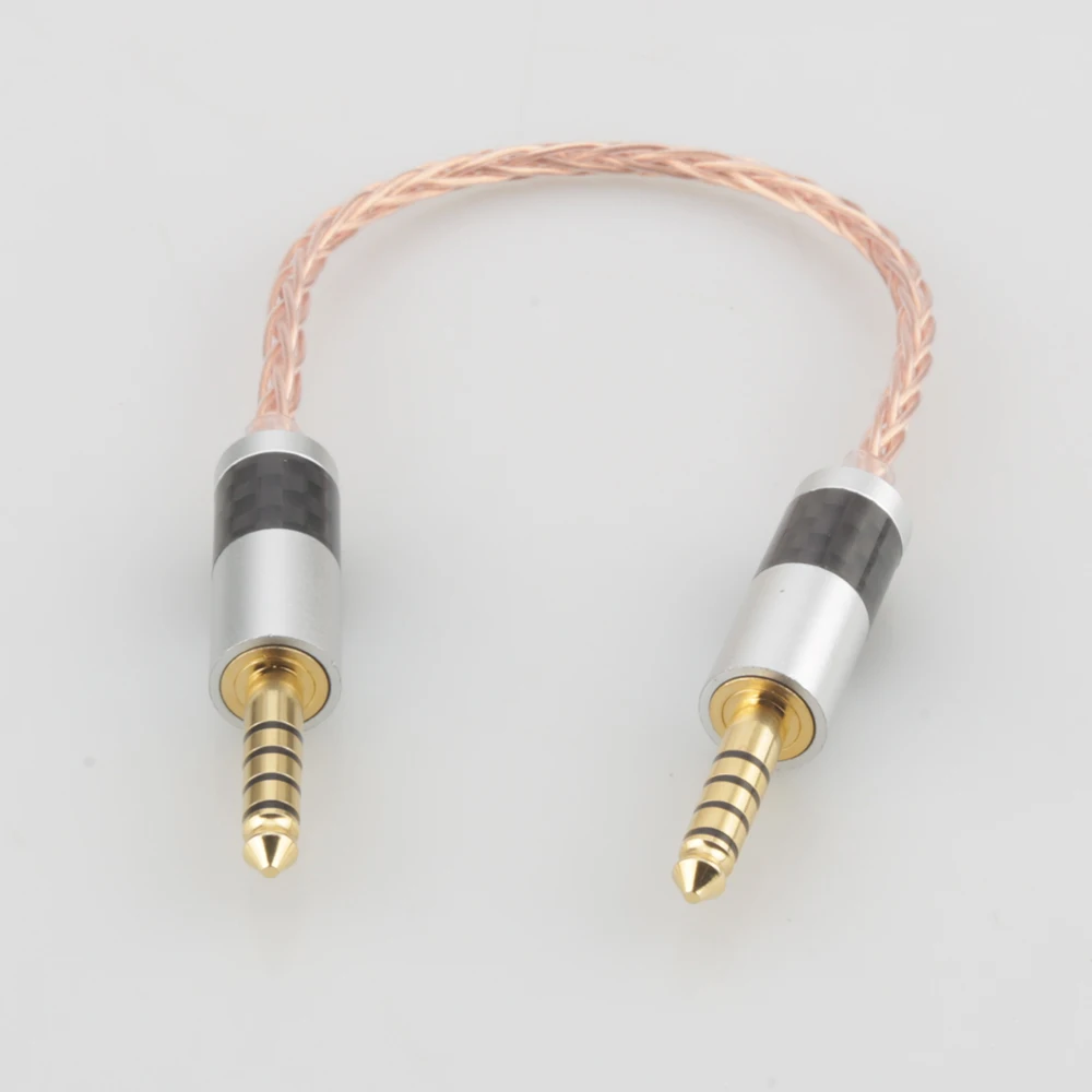 

HIFI Single Copper 4.4mm Balanced Male to 4.4mm Balanced Male Audio Adapter Cable 4.4 Male to Male Adapter