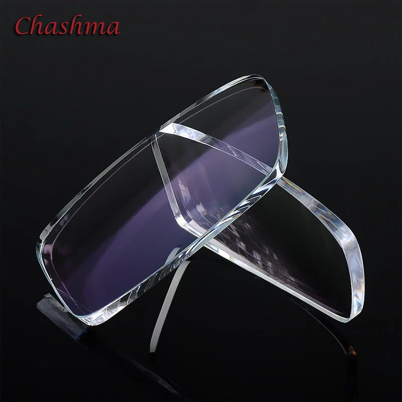 Chashma Brand Lenses 1.61 Index MR-8 Clear Lens Eyes Optical Glasses Anti Resistance Prescription Lenses for Rimless Glasses