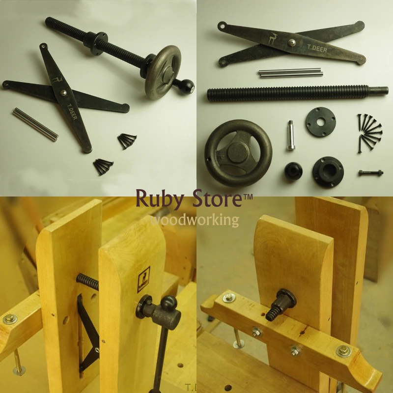 

Hardware for Workbench Mini Leg Vise, T.DEER LV-3040 MINIX, Woodworking Woodshop Tools