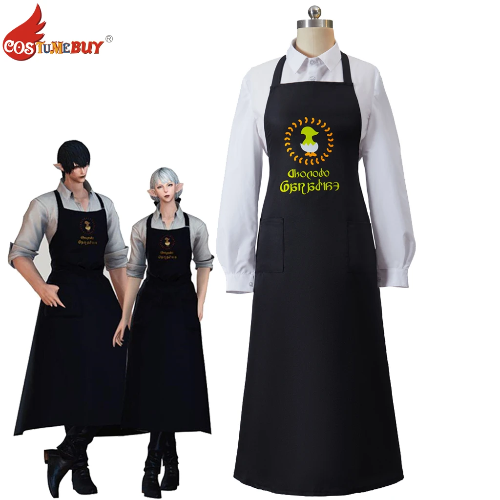 

Gamer Escape's Final Fantasy XIV Cosplay Costume FF14 Craftsman's Apron Kitchen Work Dress Aprons Costumebuy Outfit