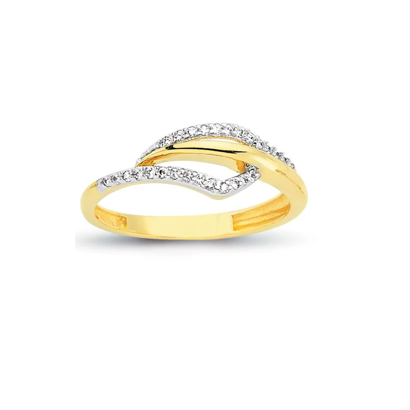 14K Solid Gold Elegant Ladies Ring