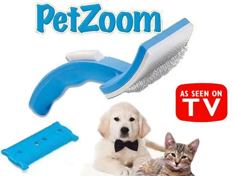 Pet Grooming Comb + Feather Cutter Comb Pet Zoom