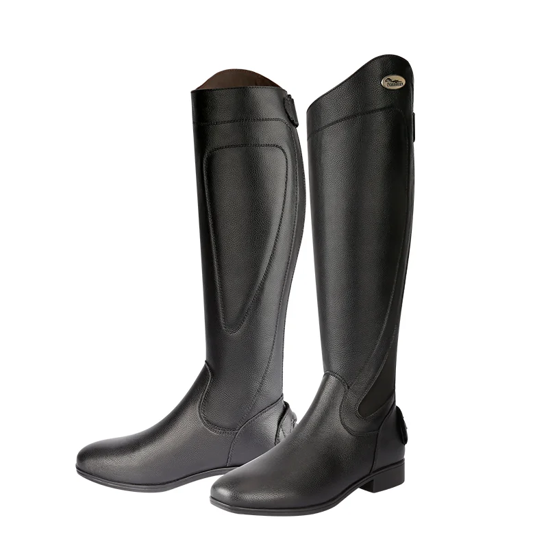 Cavassion-Bottes d'équitation longues en cuir de vachette, nouveau design, haute qualité, respirantes, équipements d'équitation, 8106108