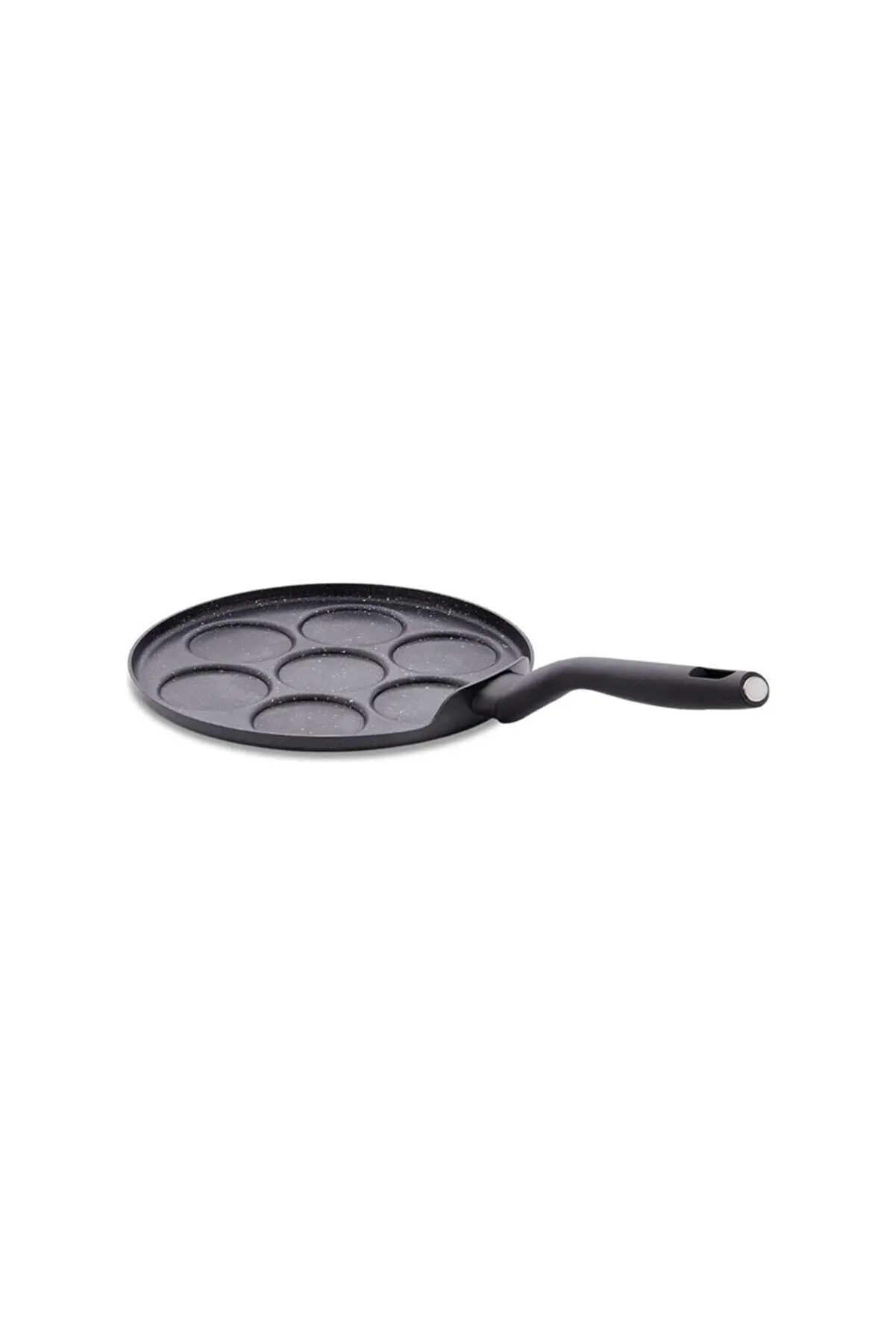 Waffle Pancake Pan With Compartment Breakfast Kids Pans 5 Layers Granite Coating 26 Cm Diameter Fireproof Non-Stick Cookware