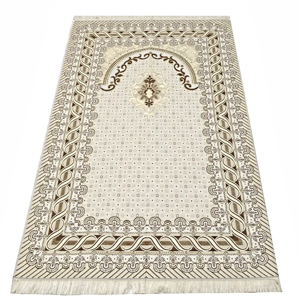 

Luxury Special Mat For Prayer My Salah Cotton Velvet Muslim Quran Box Outdoor Tiles Islam Carpet Kilim Rug Mosque Modern Stylish