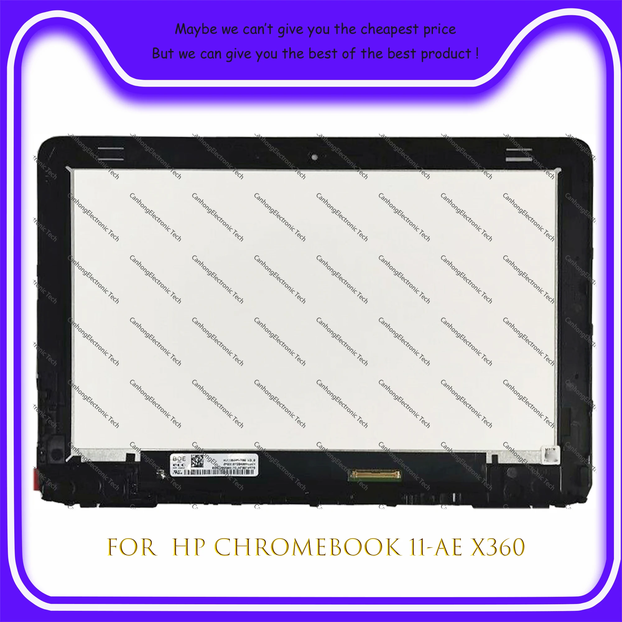 11.6'' LCD Touch Screen Digitizer Assembly With Bezel for HP Chromebook 11-ae 11-ae131NR 11-ae051WM 11-ae091WM 11-ae010NR