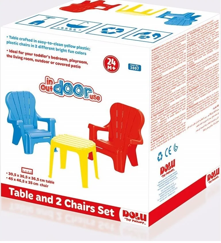 Children Toddler Table and Chair Set indoor outdoor Made in Turkey CE Certified BEST QUALITY