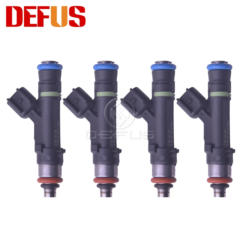 

DEFUS 4pcs Fuel Injector Nozzle OE 0280158156 For Mazda 3 5 6 CX-7 2.5L L5-VE Engine 8E5G-AB 2010-2015 Injection Bico NEW