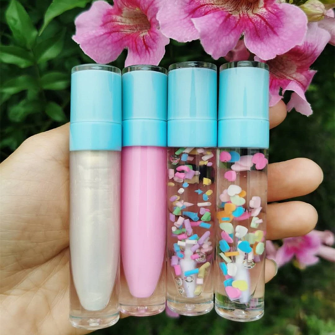 รายการน่ารัก LipGloss ชุดโหดร้ายฟรีมังสวิรัติเด็ก Litter หญิงธรรมชาติของคุณเอง Icecream Lip Gloss Set