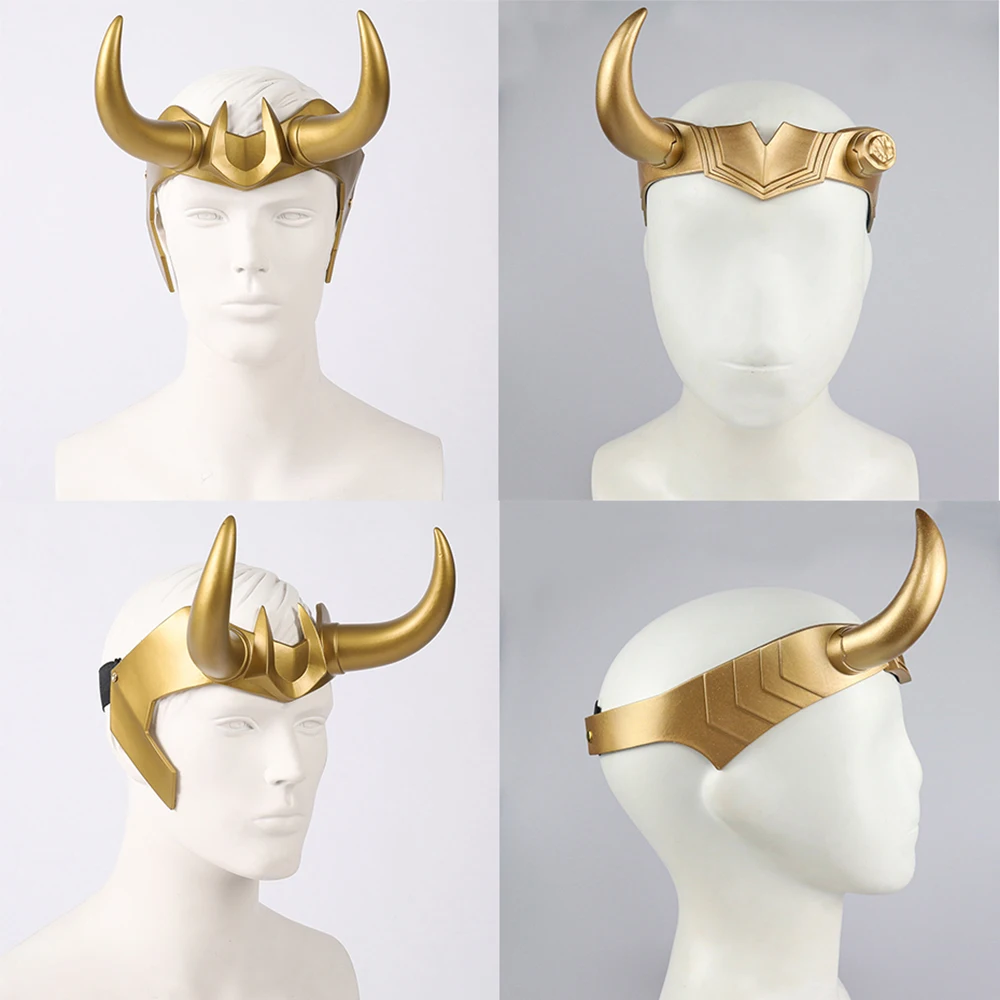 Bulex Lady LOKI Mask Superhero Sylvie Movie Cosplay Costume PVC Adult Helmet Props Halloween Women Mask Accessories Props