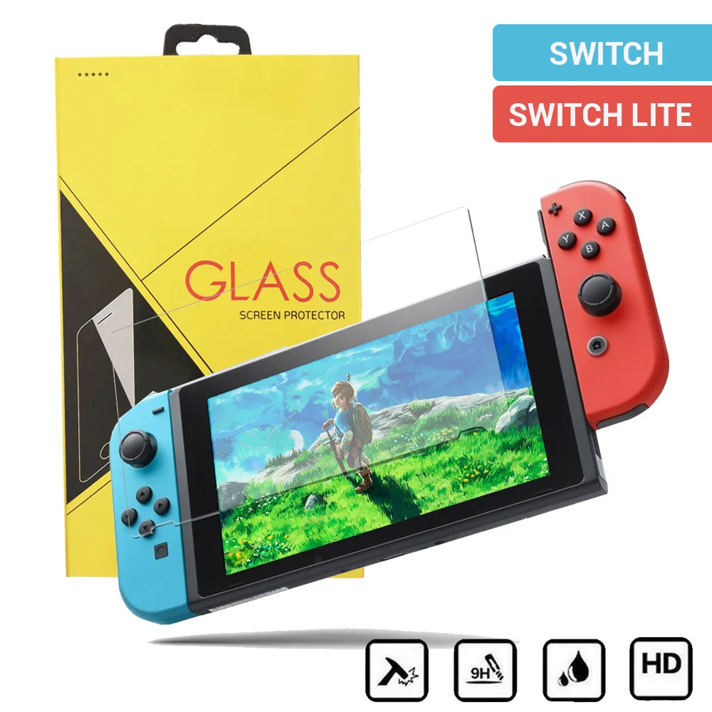 Tempered glass screen Protector for NINTENDO SWITCH / SWITCH LITE glass 9H 2.5D against scratches, bumps and drops