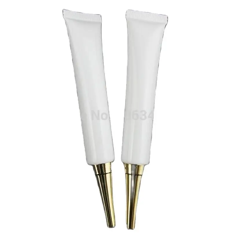 

20ml white mildy wash soft tube or butter / handcream tube with gold lid