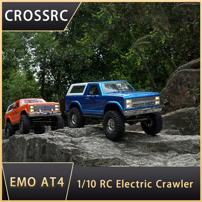 CROSSRC EMO AT4 1/10 Professional RC Crawler Car Remote Control Model Off-road Climbing Vehicle Two-Speed Shift 2.4GHz