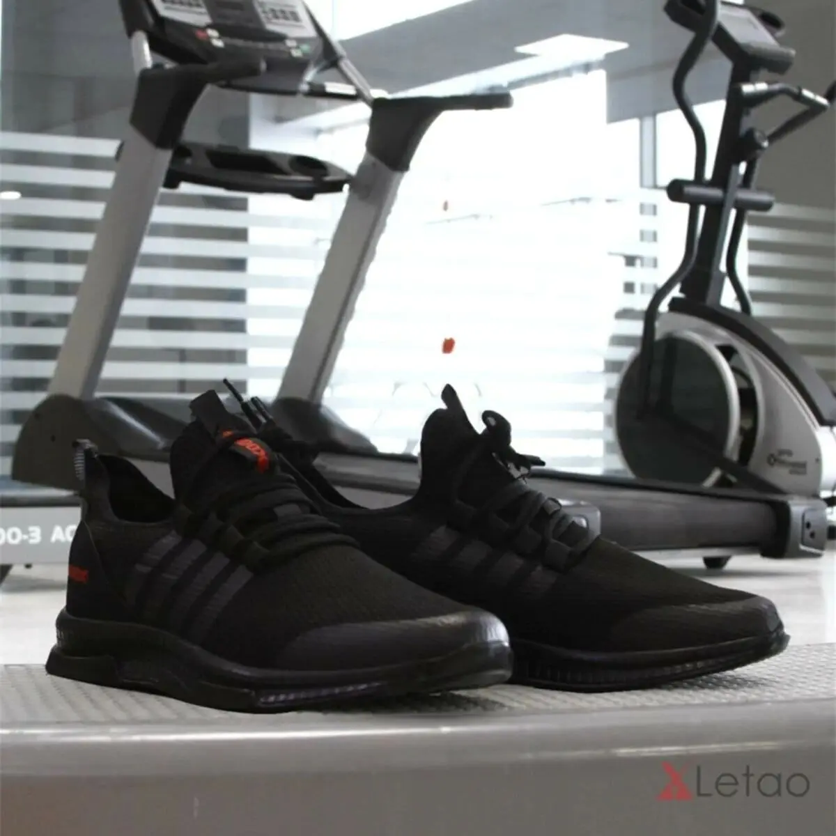 

Letao New Season Black Summer Male Women 'S Light Casual Ventilate Sports Walking Lace-Up Sneaker Shoes