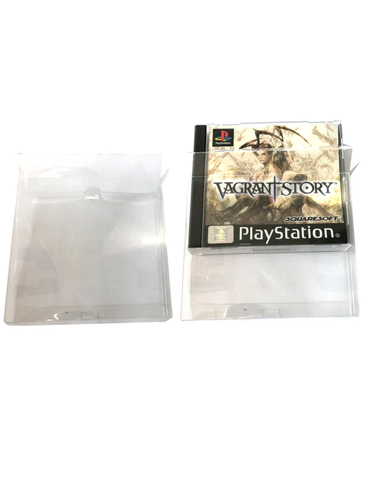 Box Protector For PS1 PAL Case CIB Game Custom Clear Plastic Case