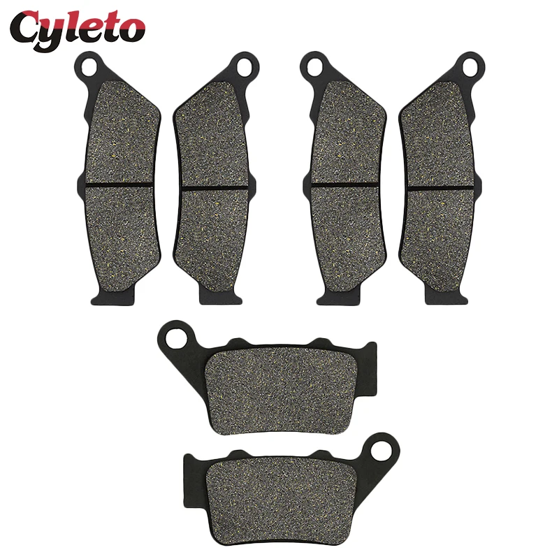 

Cyleto Motorcycle Front and Rear Brake Pads for CF Moto 650 MT NK 400 CF400NK CF650NK CF650MT CF650TRG 2014 2015 2016 2017 2018