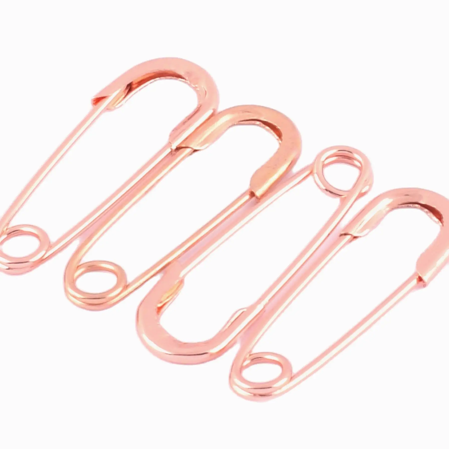 10pcs 40mm Rose gold pins Safety Pins Larger Safety Pins Kilt Pins Broochs letter Bar Pins Apparel Accessories DIY