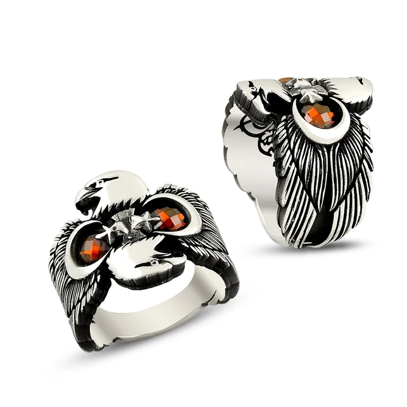 925 Silver Handcraft English Men Rings