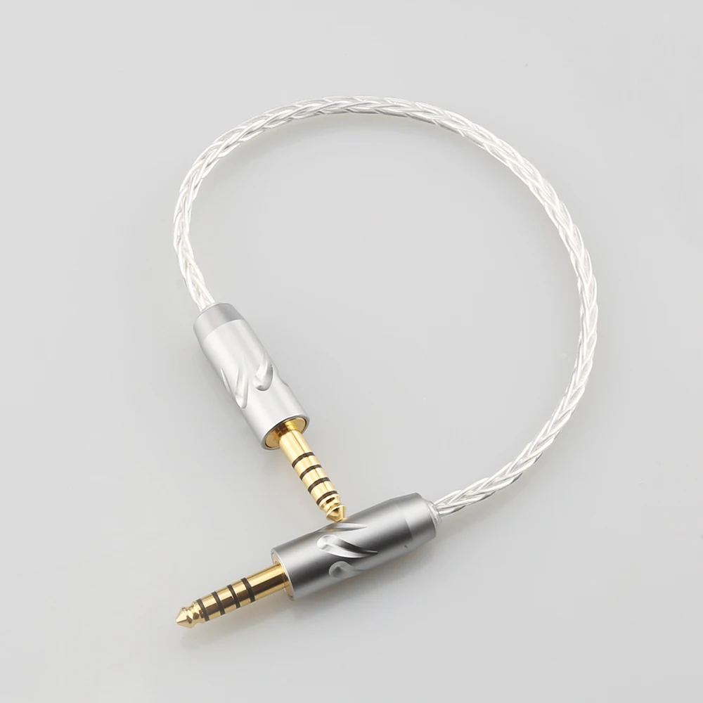 Новый аудиокабель Audiocrast 819AG для самостоятельной сборки, Hi-Fi одинарный, 4,4 мм, сбалансированный аудиокабель с наружной резьбой на 4,4 мм, перехо...