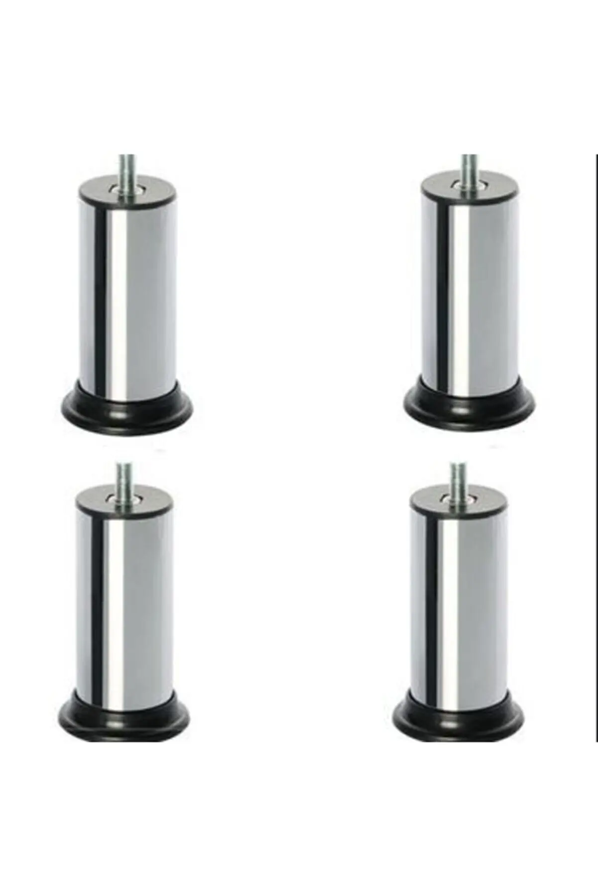 Metal Base Cabinet Leg Set M8 fine thread screw Chrome plinth upgrade furniture feet chrome feet set hardware hardware