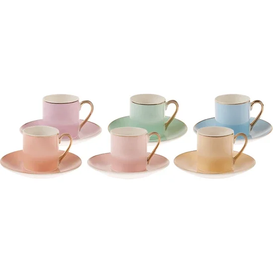 GREAT Karaca Bonbon Set of 6 Coffee Cups   FREE SHIPPING FREE SHIPPING