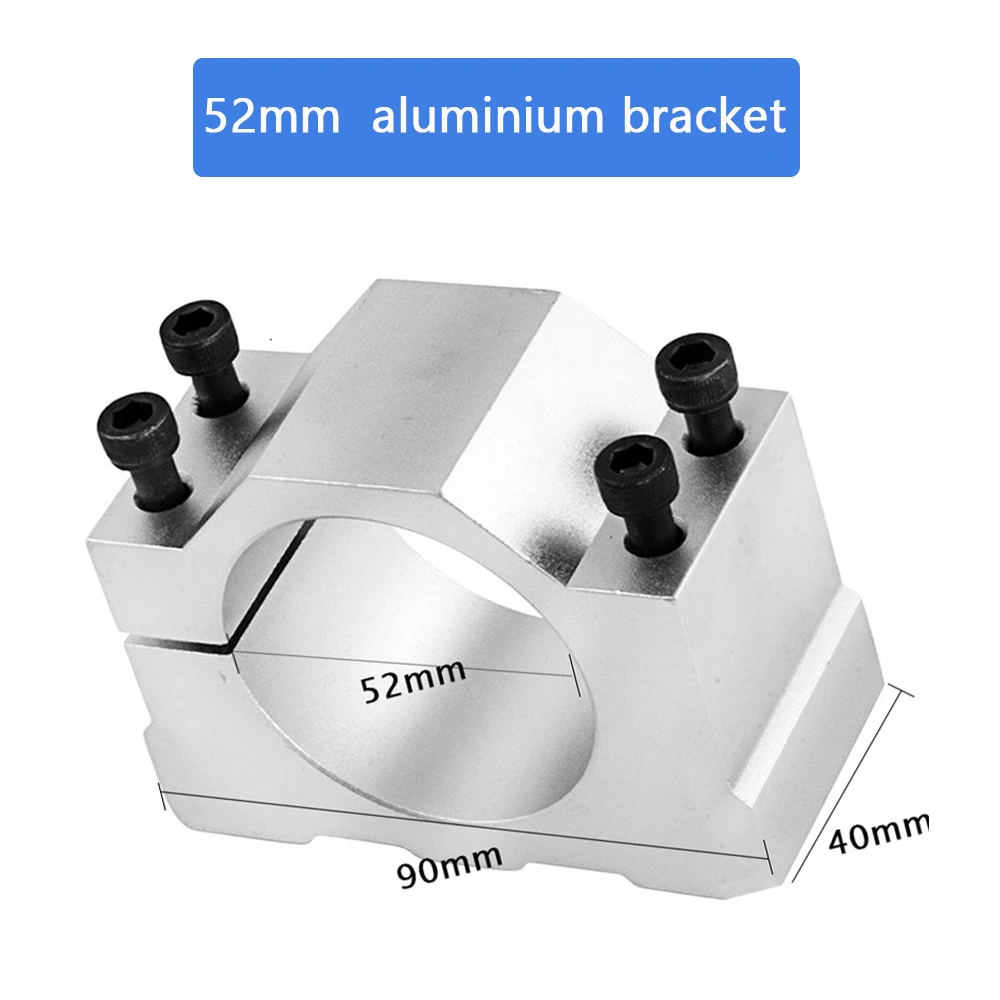 52mm 65mm 80mm 100mm diameter Spindle motor cast aluminium bracket for CNC engraving milling machine spindle