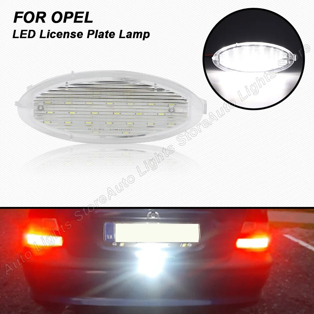 

1PC For Opel Zafira Astra G Caravan CC Coupe Kasten Stufenheck LED License Plate Light Number Plate Lamp Plug&Play No Error