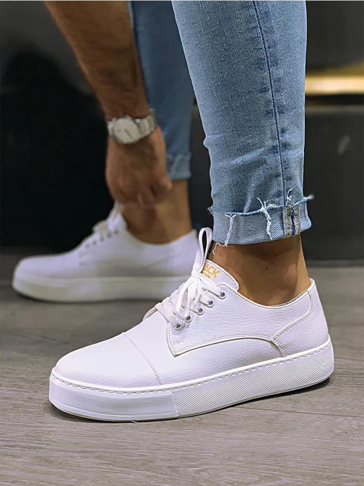 Knack Günlük Ayakkabı 050 Beyaz Şık Tasarım Spor Model Men's Shoes Men's Sports Shoes New Model Shoes Casual Shoes Stylish Shoes image 5