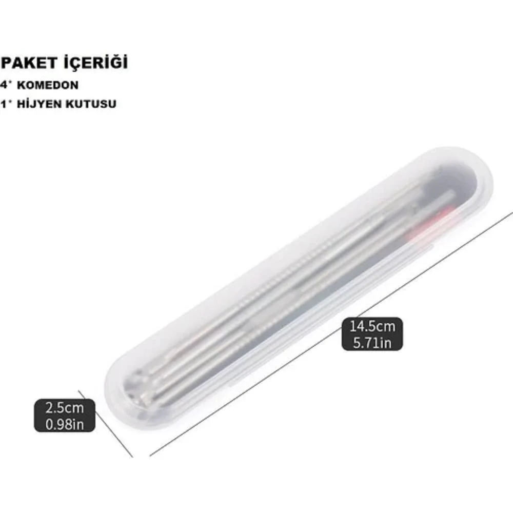 4 Pieces Boxed Stainless Steel Pimple Acne Blackhead Removal Comedone Tool Sanitary Boxed Remover Acne Comedone Tool