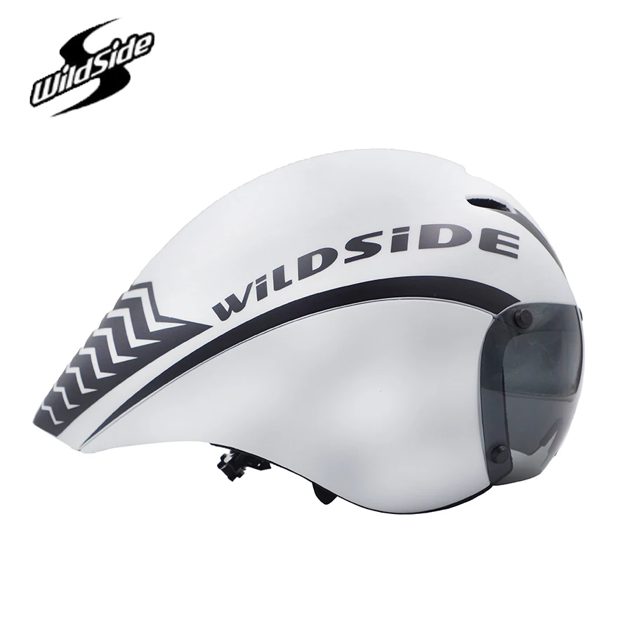 2020 nuovo casco da bicicletta da equitazione wildside casco da ciclismo su strada casco magnetico da corsa occhiali da triathlon per bici TT casco