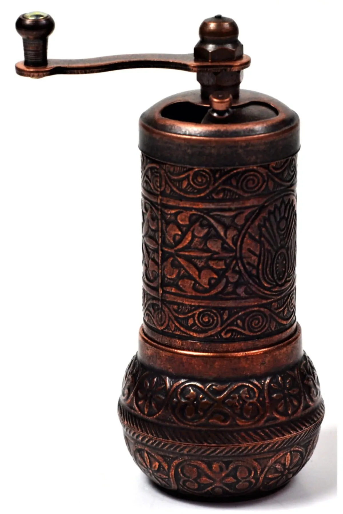 Ottoman Armalı Pepper and Spice Mill Copper Color