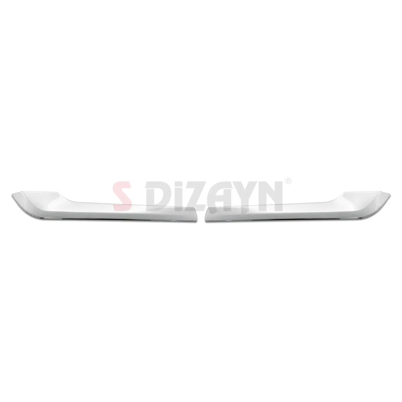 S Dizayn For Peugeot Rifter Chrome Fog Light Frame Stainless Steel 2 Pcs Exterior Car Accessories Parts Auto Products Stickers