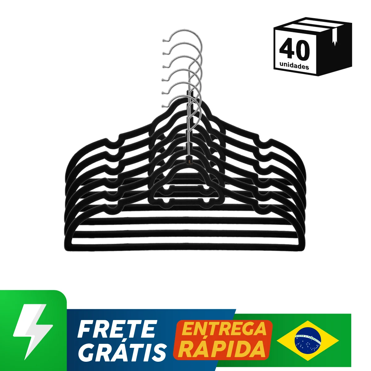 40 Pçs Cabides Veludo Stilk Antidelizante Crianças Pequenas Carros Gancho 360 ° Giratório Organizador Roupa Camiseta Closet Rack