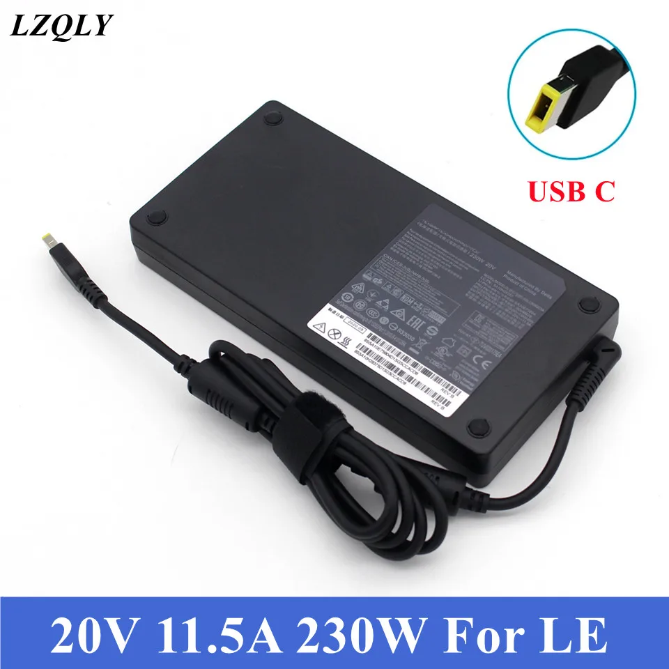 20V 11.5A USB C 230W Charger ADL230NDC3A AC Laptop Adapter For Lenovo Legion Y7000P W541 P50 P51 P70 P71 A940 Y9000K 00HM626