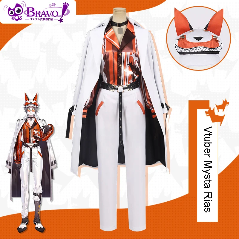 

Vtuber Luxiem Mysta Rias Cosplay Costume Halloween Carvanal Rolepaly Outfit Full Set Custom Made