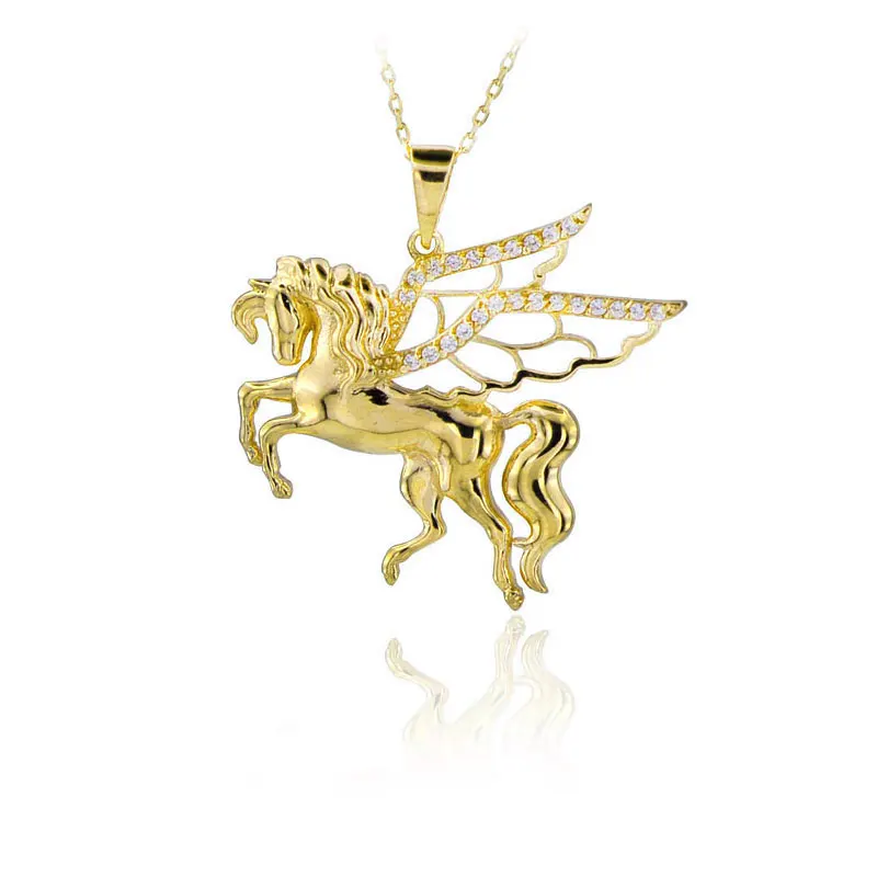 Pegasus Necklace 925 Sterling Silver