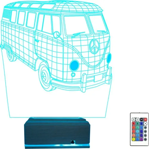 

Algelsin 3D 3D Minibus Design Table Lamp