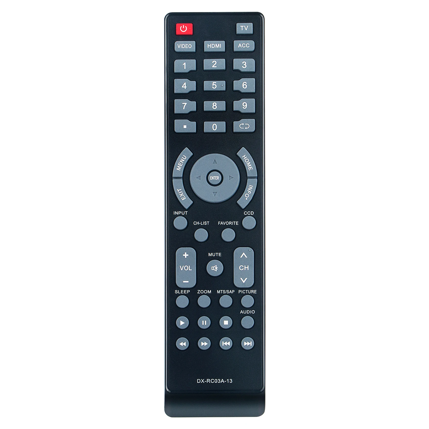 

New DX-RC03A-13 Replaced Remote Control fit for Dynex TV Model DX-60D260A13 DX60D260A13