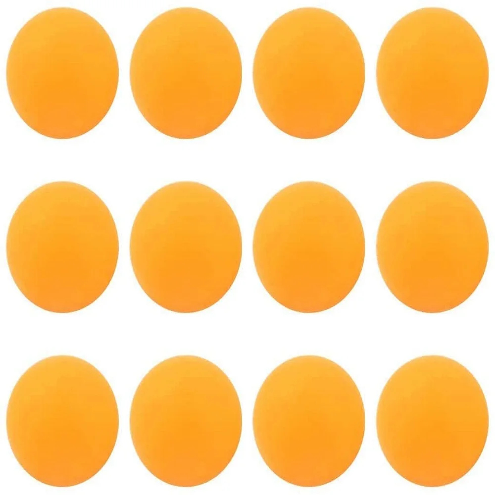 Table Tennis Plastic Balls for Advanced Training, Adults and Children Games, 12Pcs, Ping Pong Ball