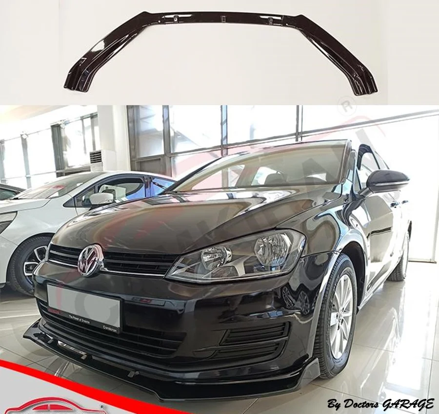 For Front Bumper Attachment Volkswagen Golf 7/7.5 Front Lip Diffuser Car Auto Accessory Car-styling Body Kit Universal Ornament