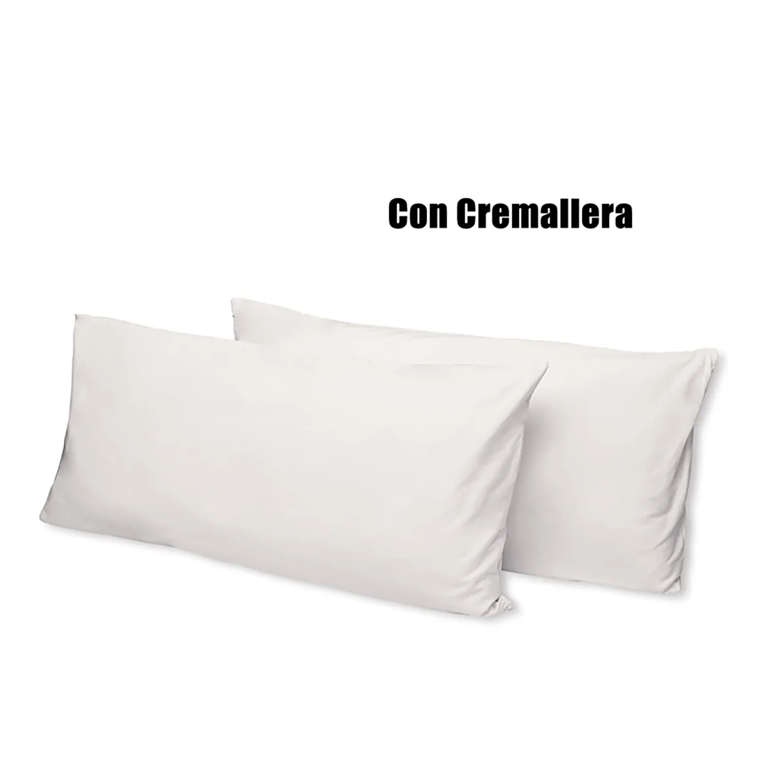 GREATOYAR Pillow Cover Pillow Cases Polyester Soft Breathable Anti-Wrinkle Microfiber Zipper Size 45x70/90/105/135/150cm 2 PCs Various Colors