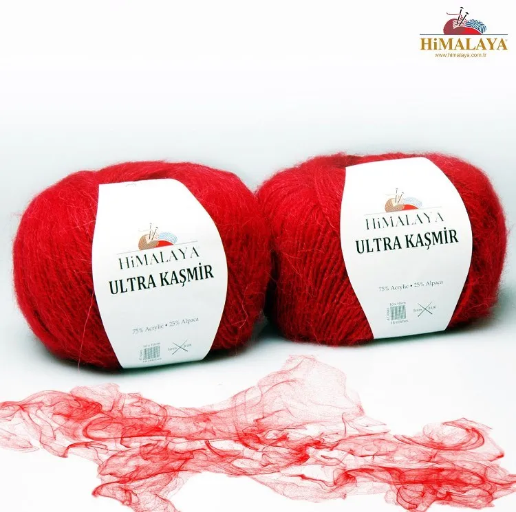 Himalaya Ultra Kasmir kaslir moher przędza 50g-175m Alpaca Mink Merino Cashmere Kid wełna Knitting Crochet Amigurumi dziecko mleko miękka szczotka