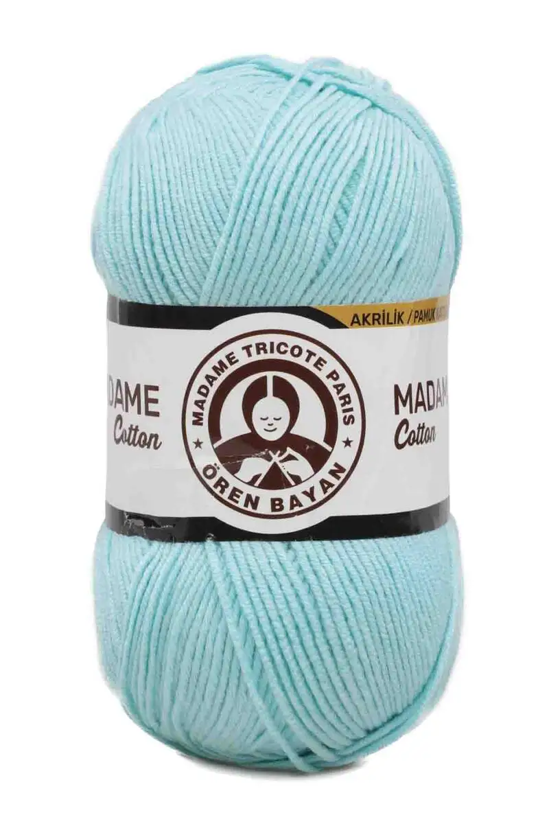 Cotton Knitted Yarn - 29 Color Options - 280 Meters(100gr) - Ören Bayan Madame Cotton - Acrylic - Sweater - Cardigan - Amigurumi - Doll - Shawl -