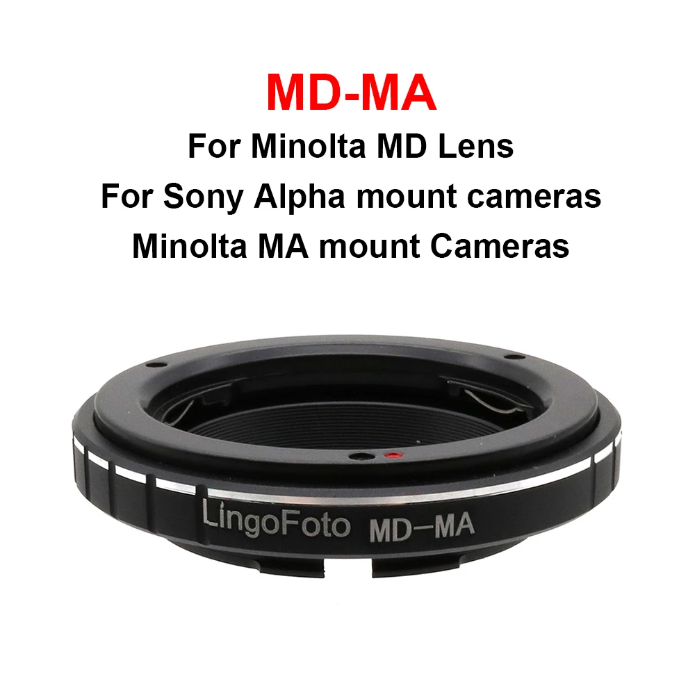 MD-MA Macro Mount Adapter Vòng Hợp Kim Nhôm Dành Cho Ống Kính Minolta MD Sony Alpha / Minolta MA Gắn Máy Ảnh Cho a77 A65 A58 V. V.