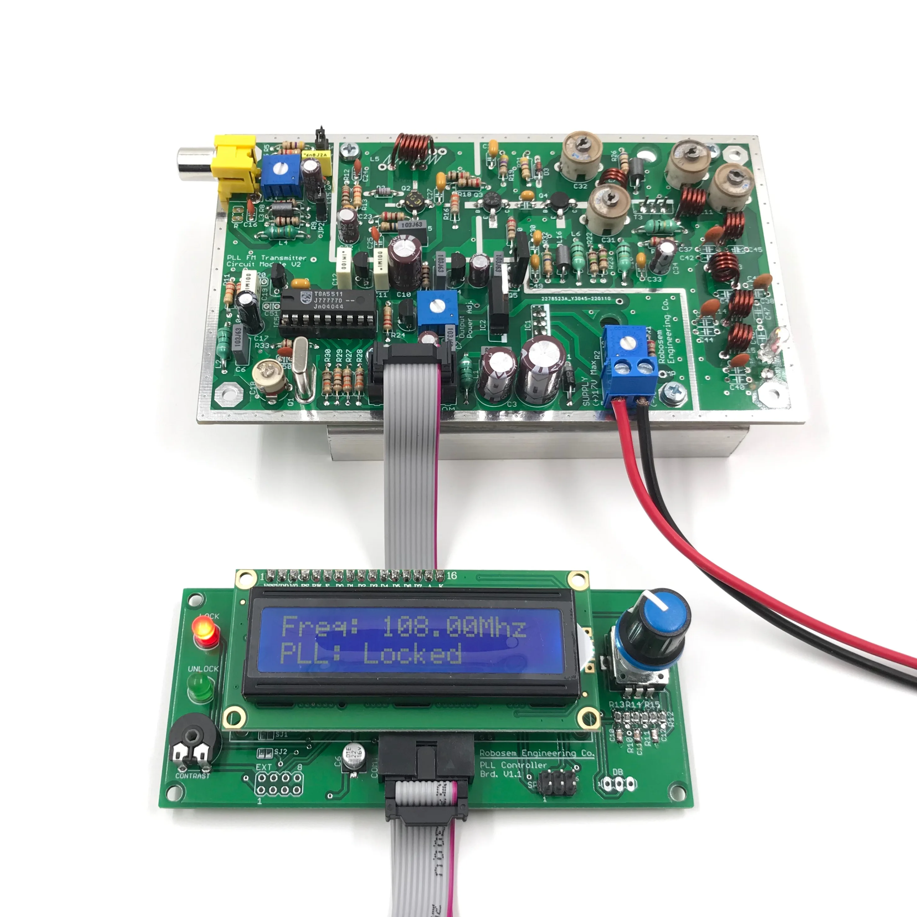 PLL FM Transmitter Circuit 7W 87.5-108 Mhz Radio Broadcast Station Adjustable Frequency 7 Watt VHF Band RF Amplifier Module