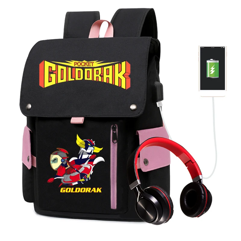 Goldorak – sac d\'école pour femmes, cartable mignon pour filles, sac à bandoulière pour voyage, nouvelle collection 2022