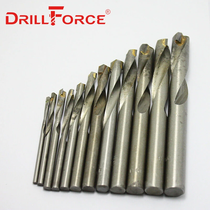 Сверло Drillforce из карбида вольфрама, биты слесарные для чугуна и алюминия, 10 шт., 3-20 мм (3/5/10/15/20 мм)