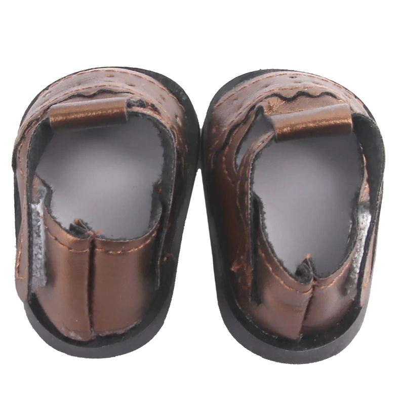 5.5cm Mini Leather Doll Shoes For 1/6 BJD 14 Inch American Doll Boots High-quality Cute Accessories For DIY,Russia Girl Doll Toy - Image 6